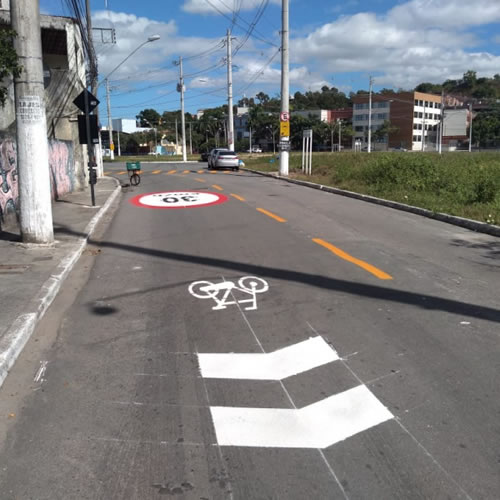 Ciclorrotas são implantadas no Centro Histórico