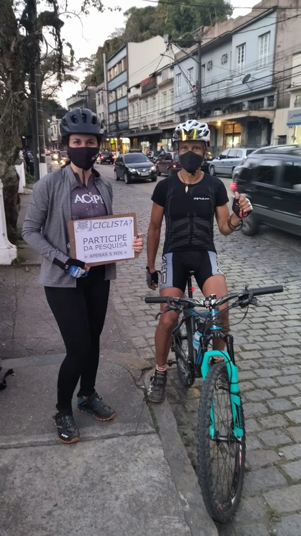 Qual o perfil do ciclista de Petrópolis?