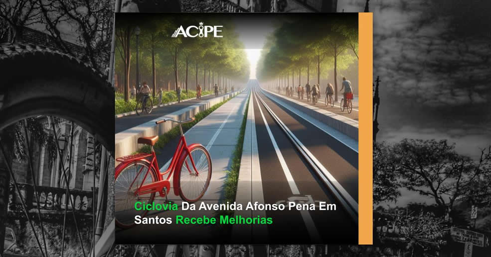 Ciclovia Da Avenida Afonso Pena Em Santos Recebe Melhorias